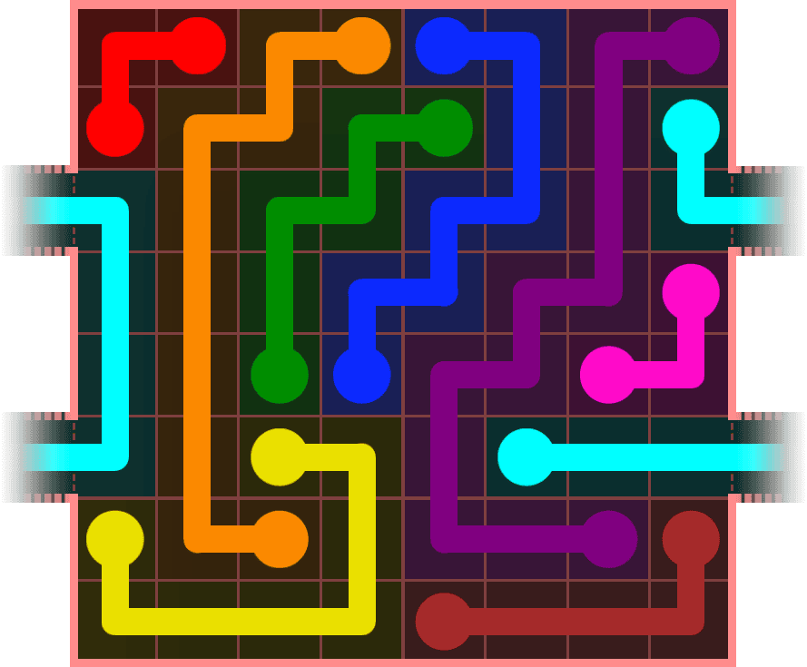 Flow Free Warps 771 Solution