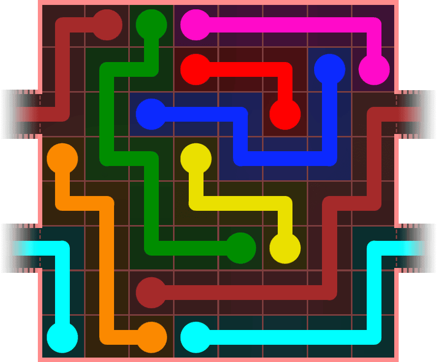 Flow Free Warps 773 Solution