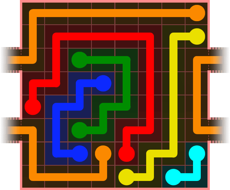 Flow Free Warps 778 Solution