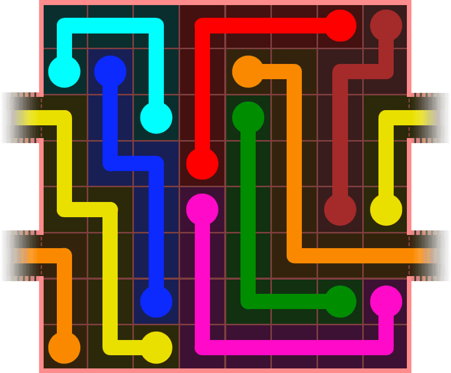 Flow Free Warps 753 Solution