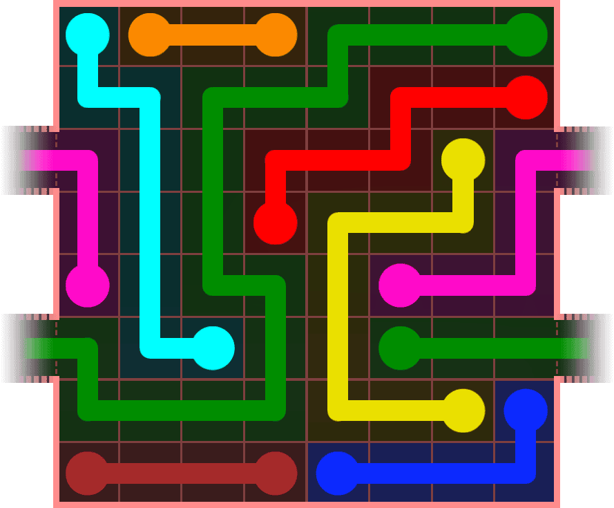 Flow Free Warps 881 Solution