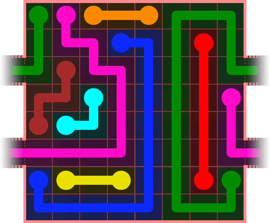 Flow Free Warps 882 Solution