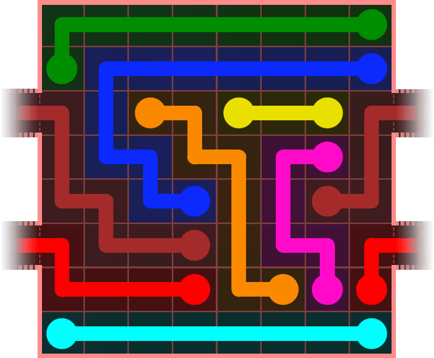 Flow Free Warps 885 Solution