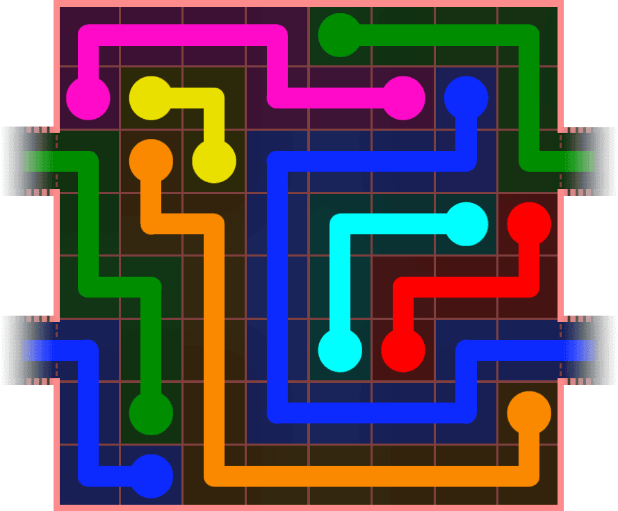 Flow Free Warps 890 Solution