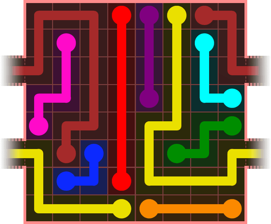 Flow Free Warps 891 Solution