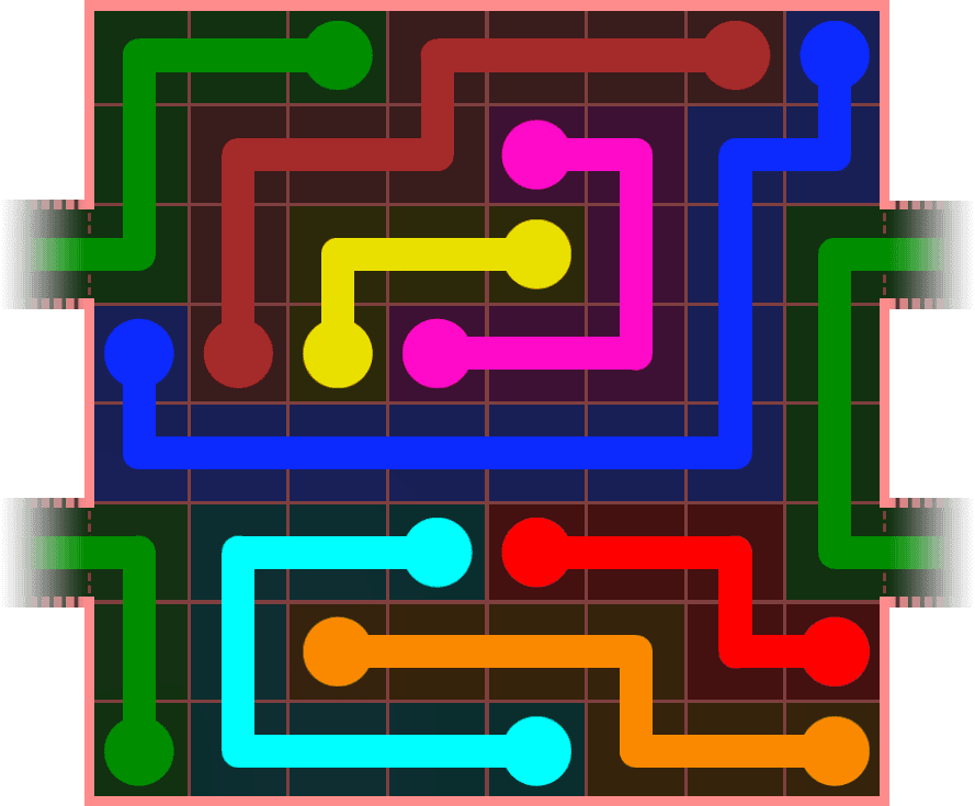 Flow Free Warps 895 Solution