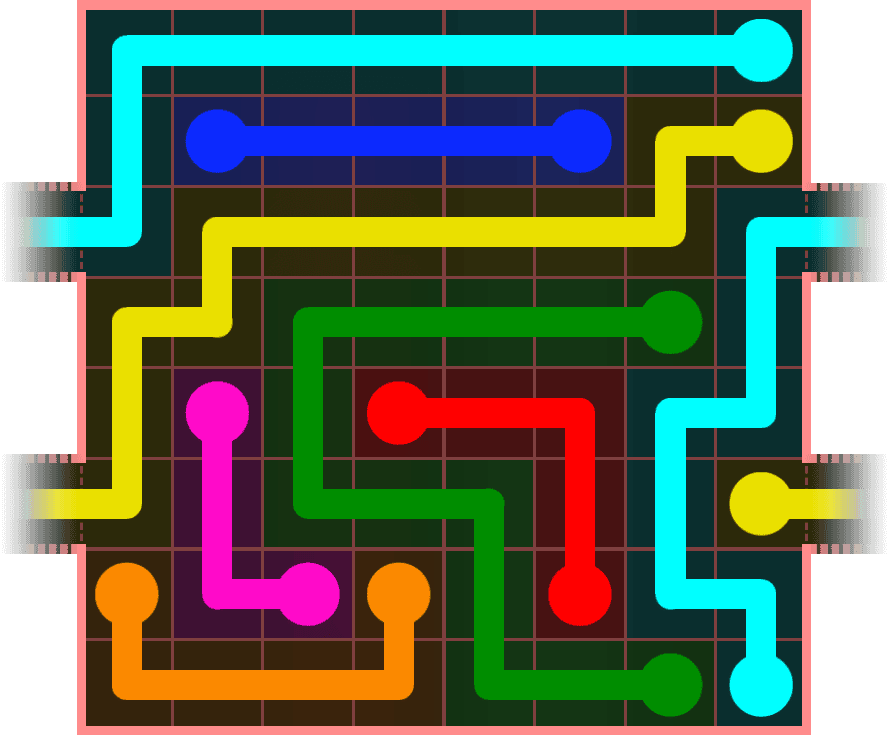 Flow Free Warps 781 Solution