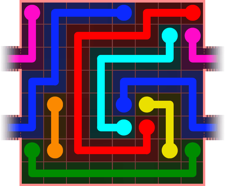 Flow Free Warps 782 Solution