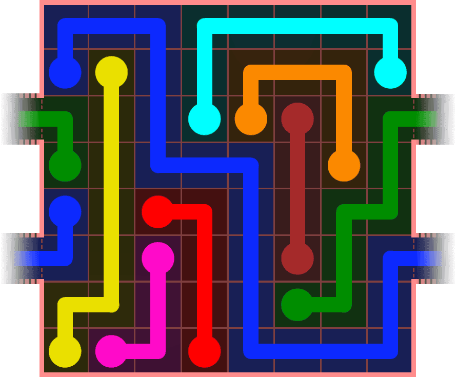 Flow Free Warps 785 Solution