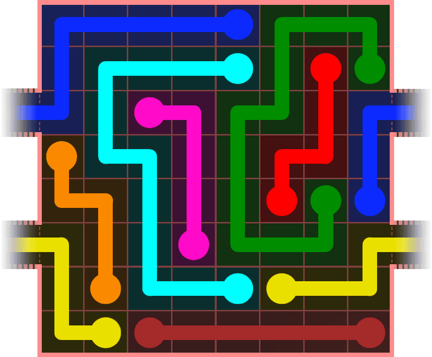 Flow Free Warps 793 Solution