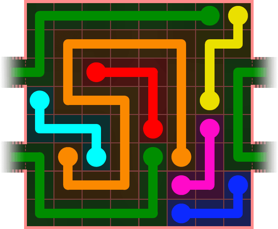 Flow Free Warps 795 Solution