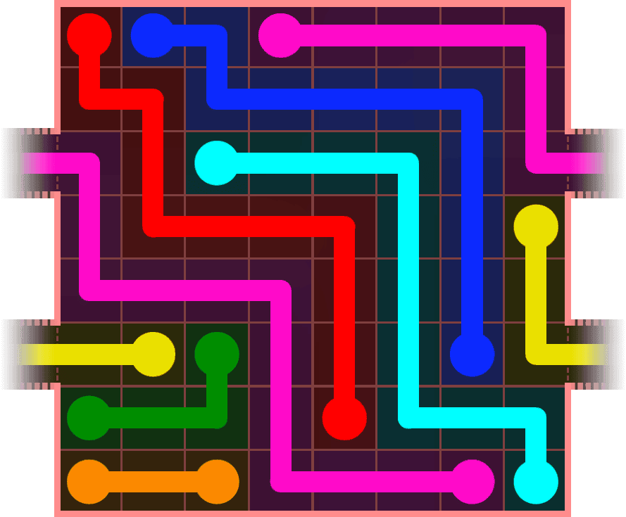 Flow Free Warps 801 Solution