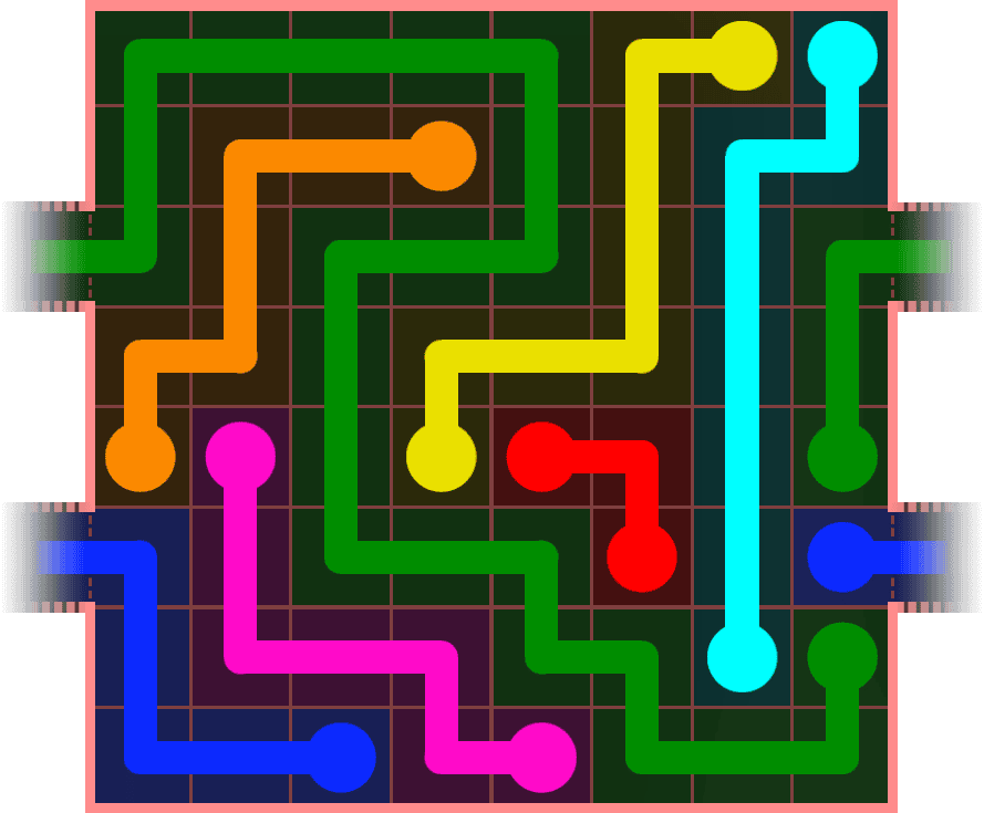 Flow Free Warps 803 Solution