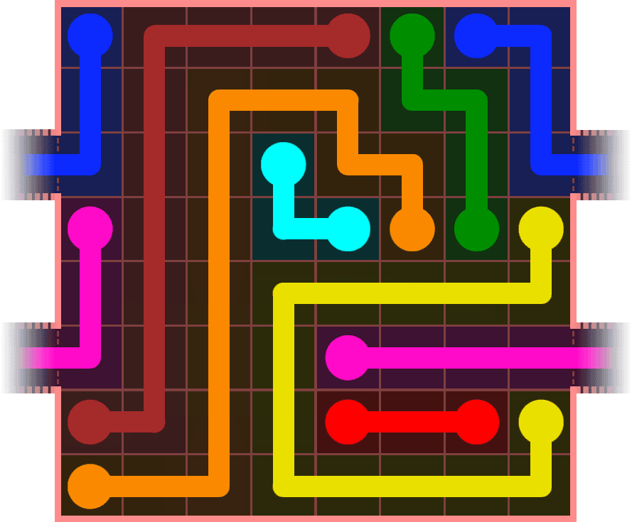 Flow Free Warps 809 Solution
