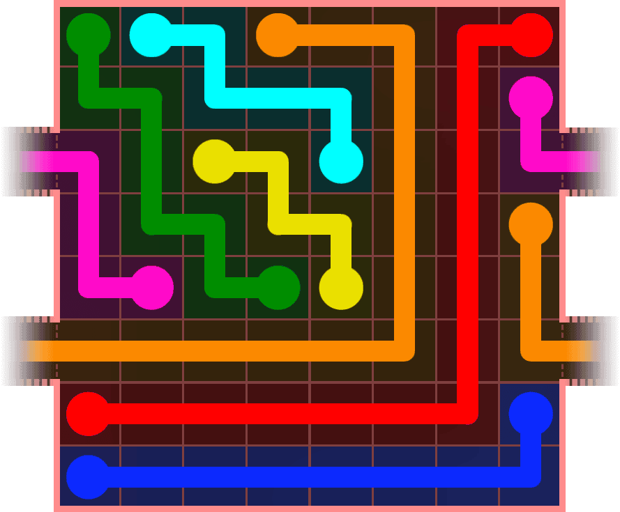 Flow Free Warps 811 Solution
