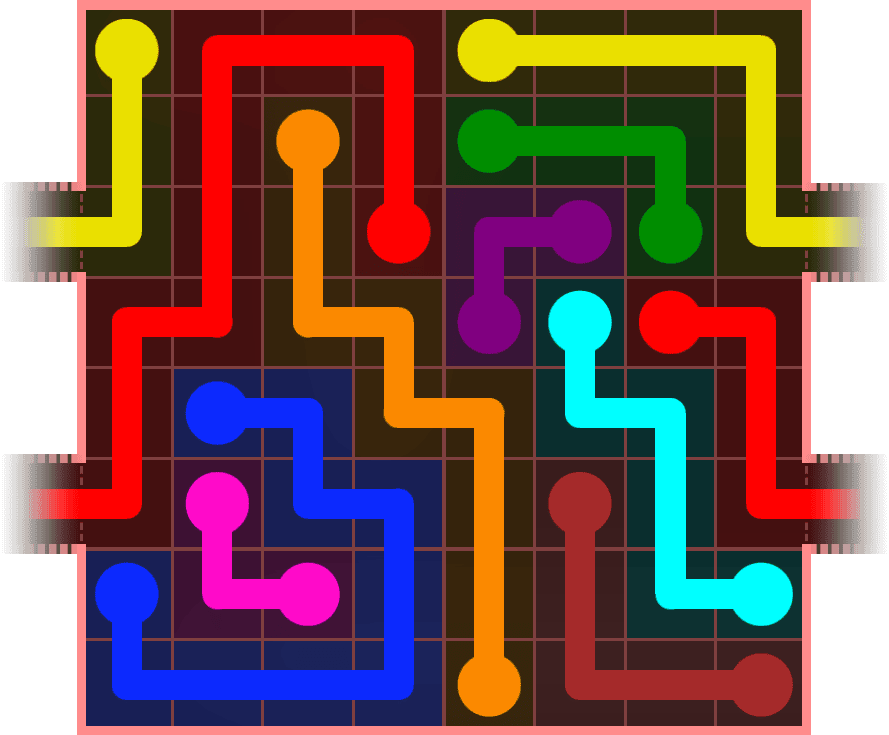 Flow Free Warps 819 Solution