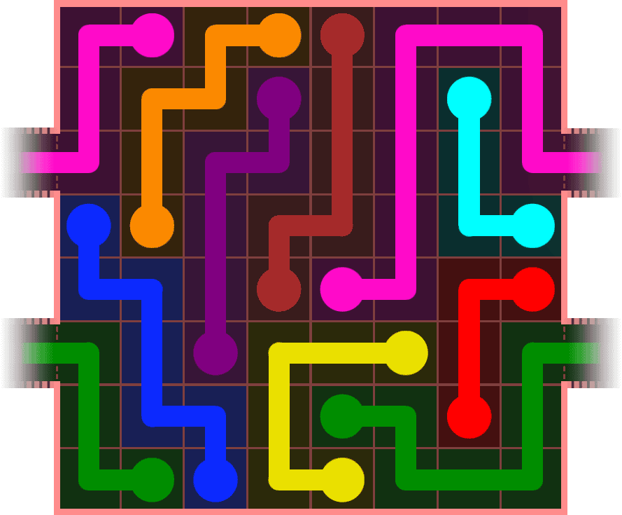 Flow Free Warps 820 Solution