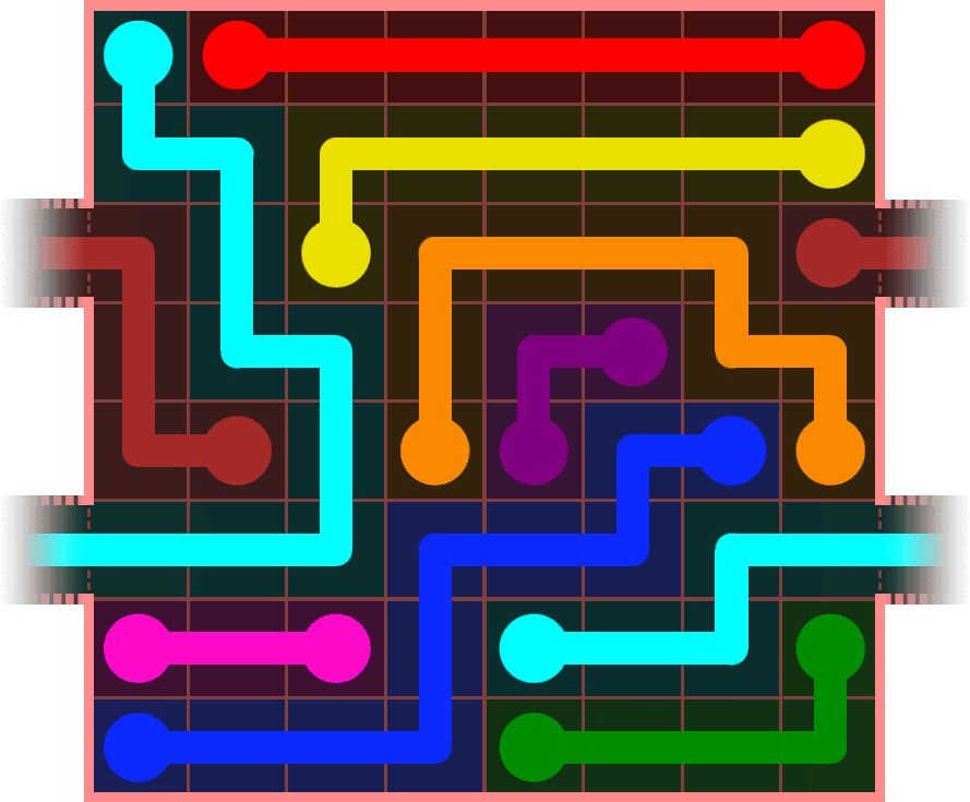 Flow Free Warps 821 Solution