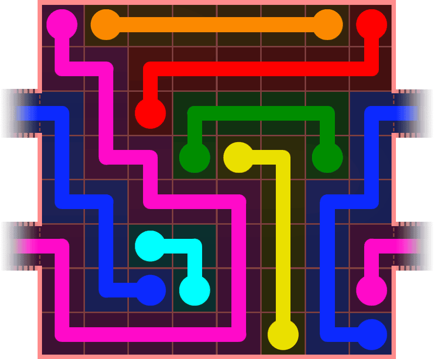 Flow Free Warps 830 Solution