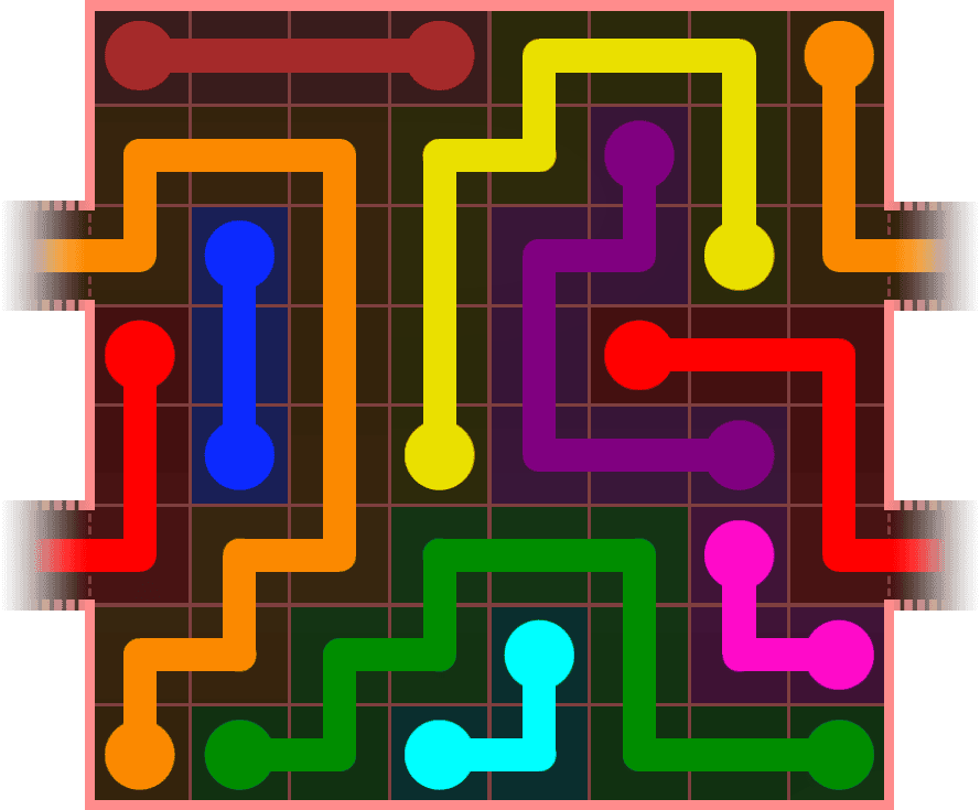 Flow Free Warps 837 Solution
