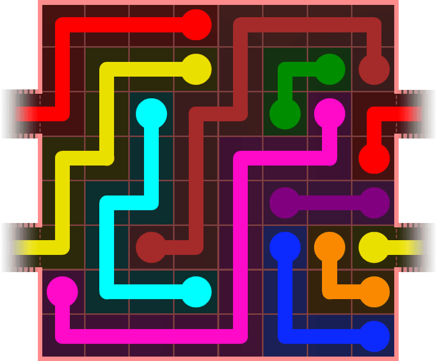 Flow Free Warps 839 Solution