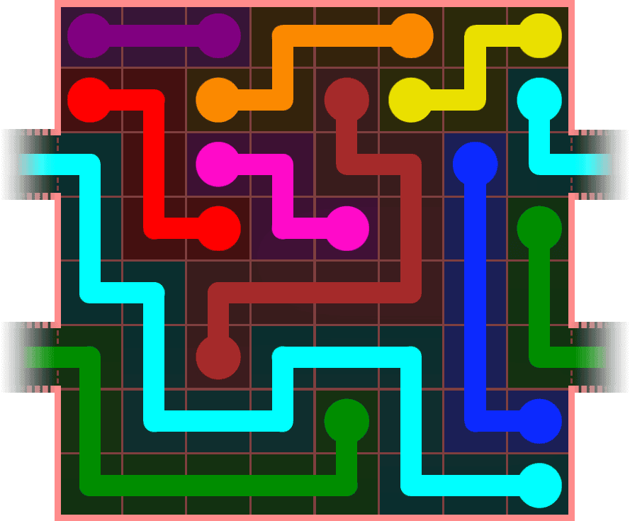 Flow Free Warps 840 Solution