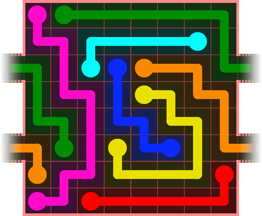 Flow Free Warps 859 Solution