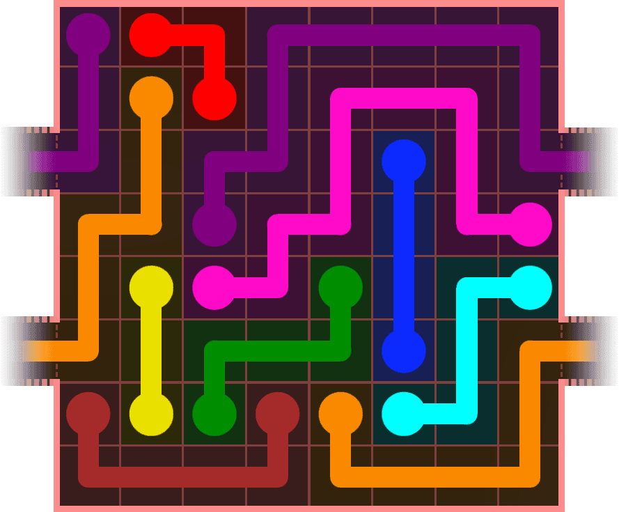 Flow Free Warps 865 Solution