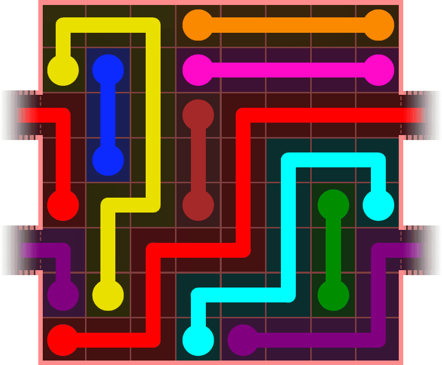 Flow Free Warps 866 Solution