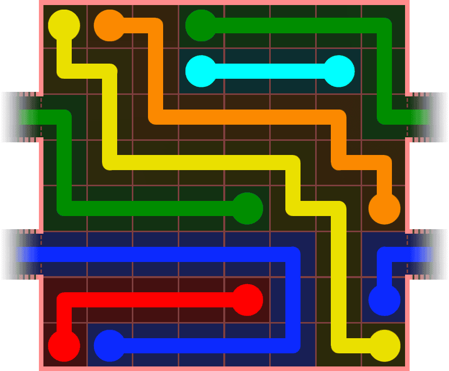 Flow Free Warps 841 Solution