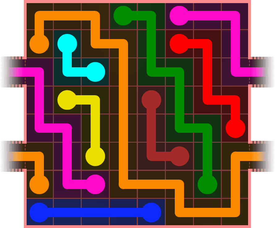 Flow Free Warps 842 Solution