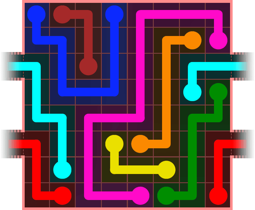 Flow Free Warps 843 Solution