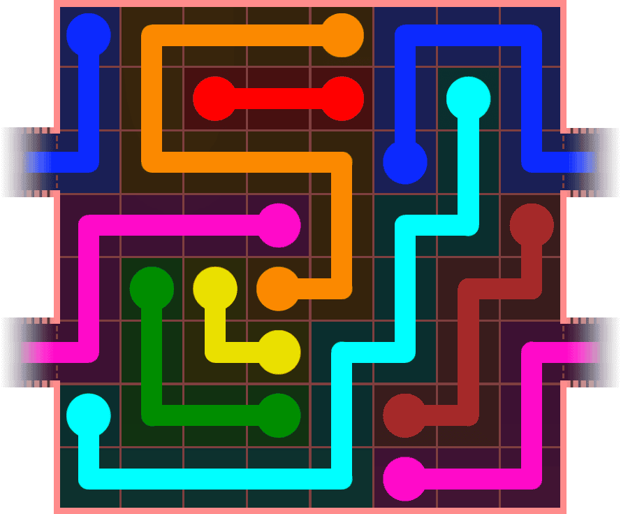 Flow Free Warps 846 Solution