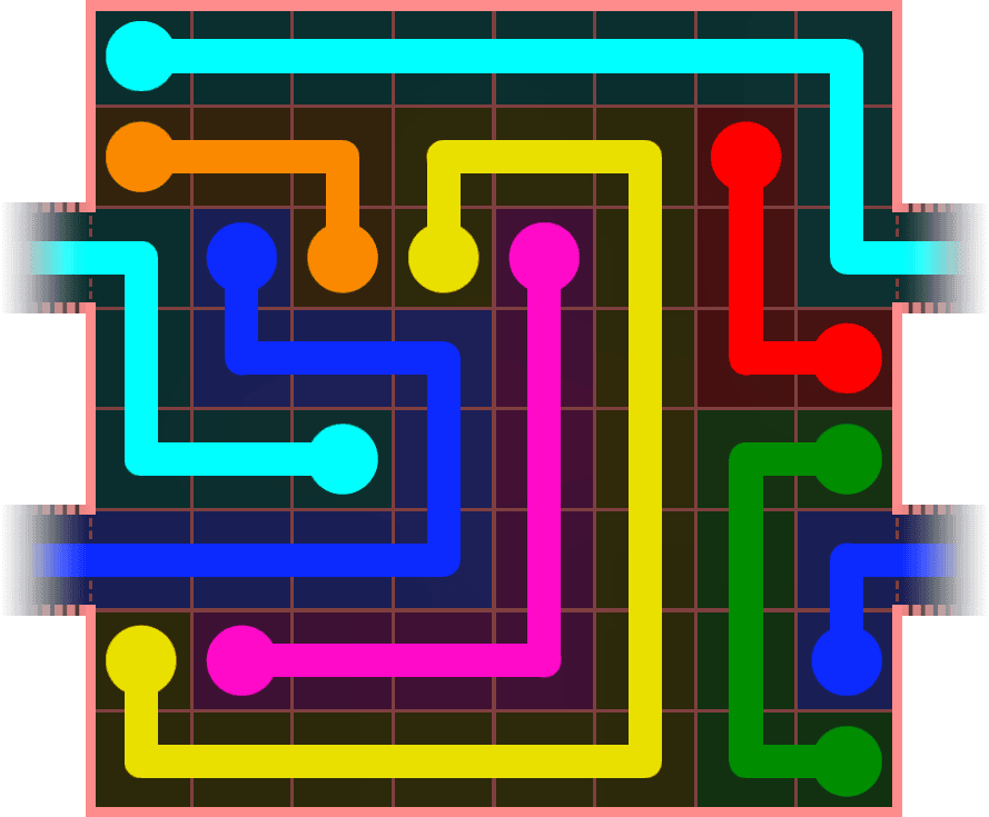 Flow Free Warps 848 Solution
