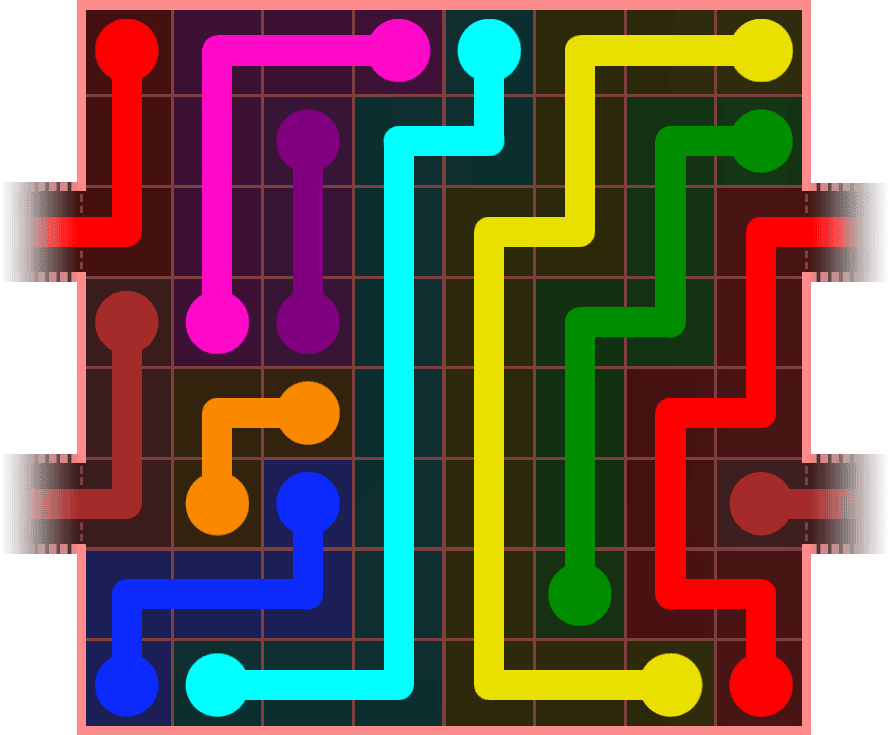 Flow Free Warps 849 Solution