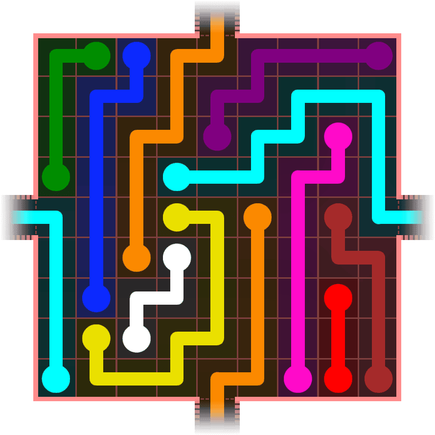 Flow Free Warps 901 Solution