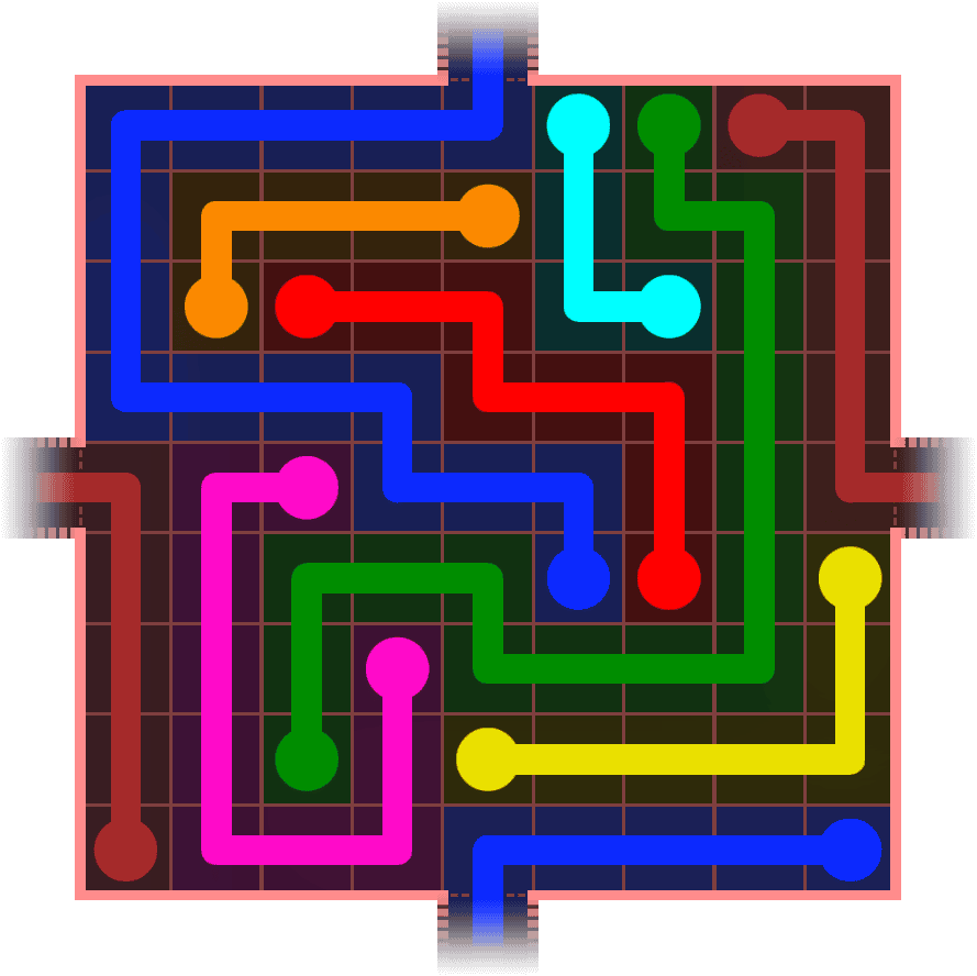 Flow Free Warps 919 Solution