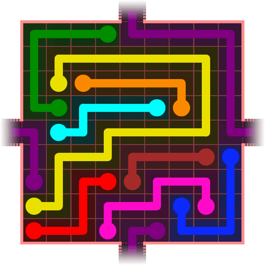 Flow Free Warps 902 Solution
