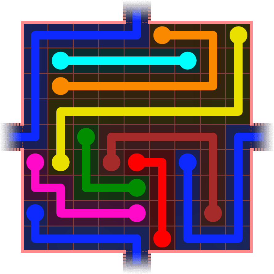 Flow Free Warps 922 Solution