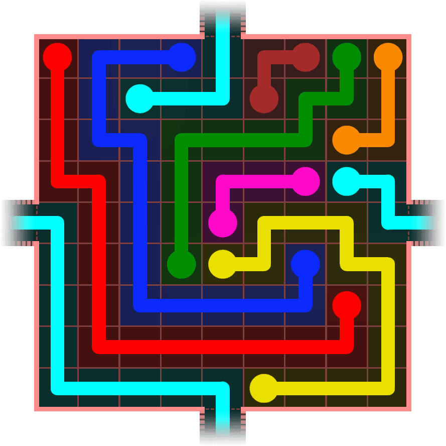 Flow Free Warps 923 Solution