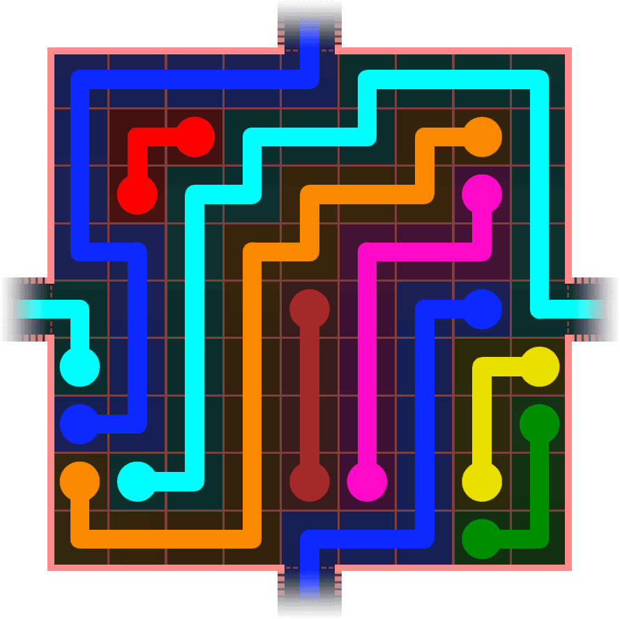 Flow Free Warps 924 Solution