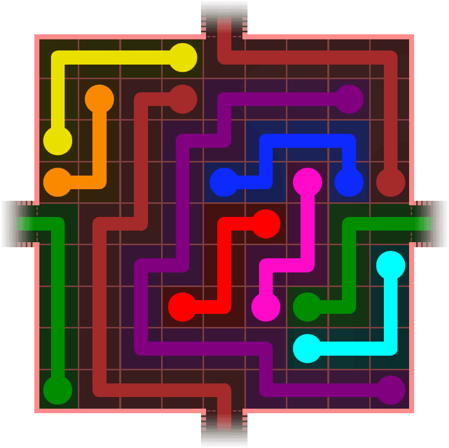 Flow Free Warps 926 Solution