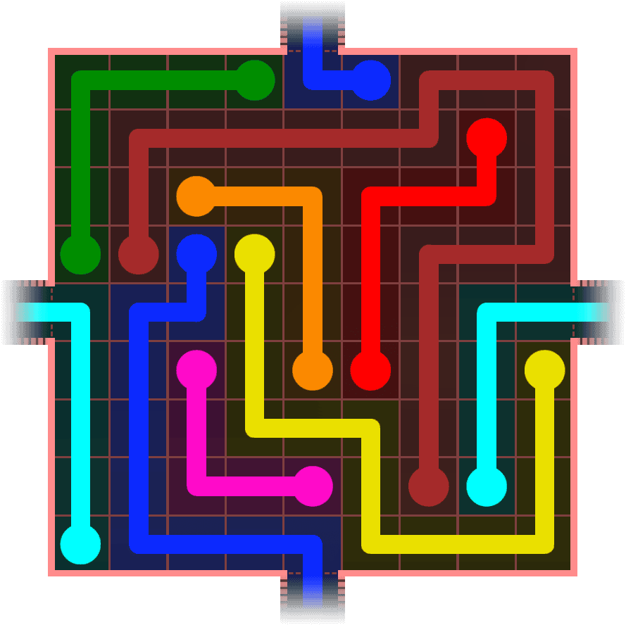 Flow Free Warps 1023 Solution