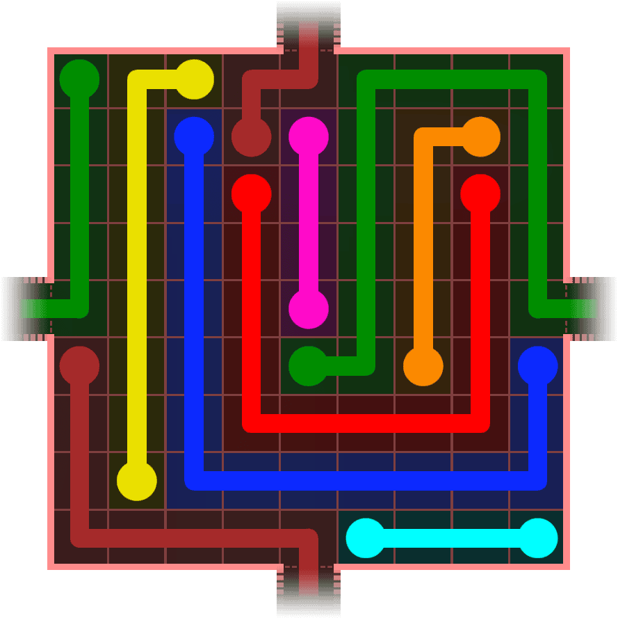 Flow Free Warps 1024 Solution