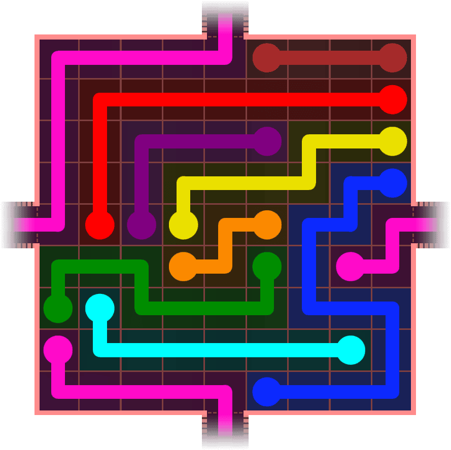 Flow Free Warps 1033 Solution
