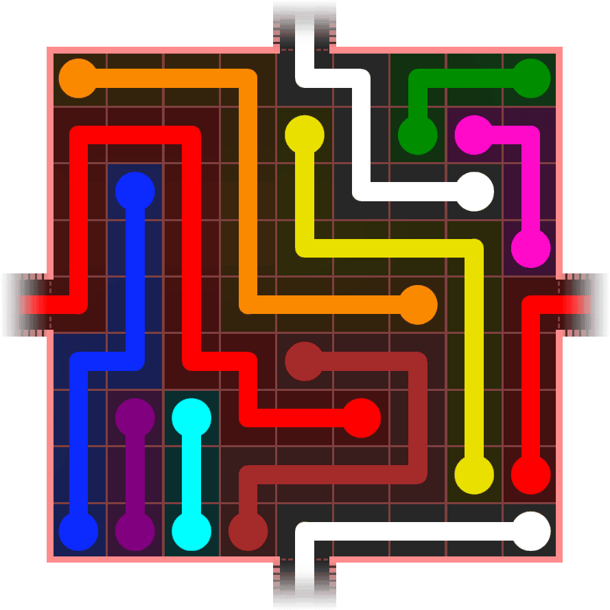 Flow Free Warps 1034 Solution