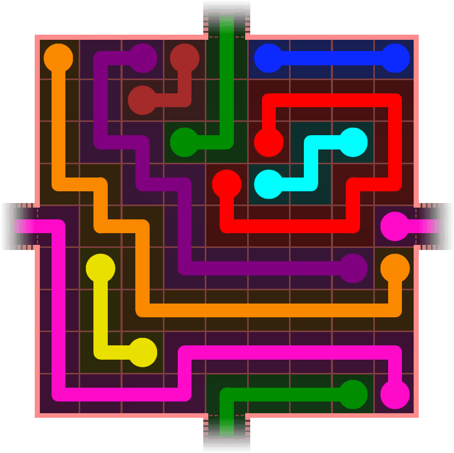 Flow Free Warps 1035 Solution