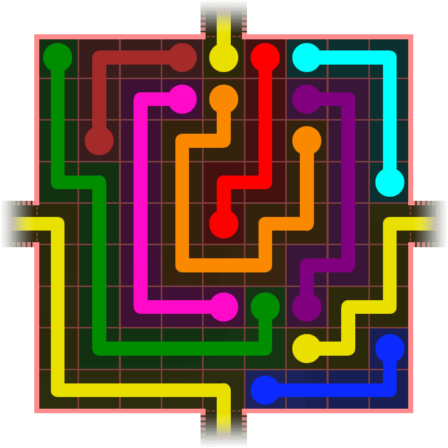Flow Free Warps 1036 Solution