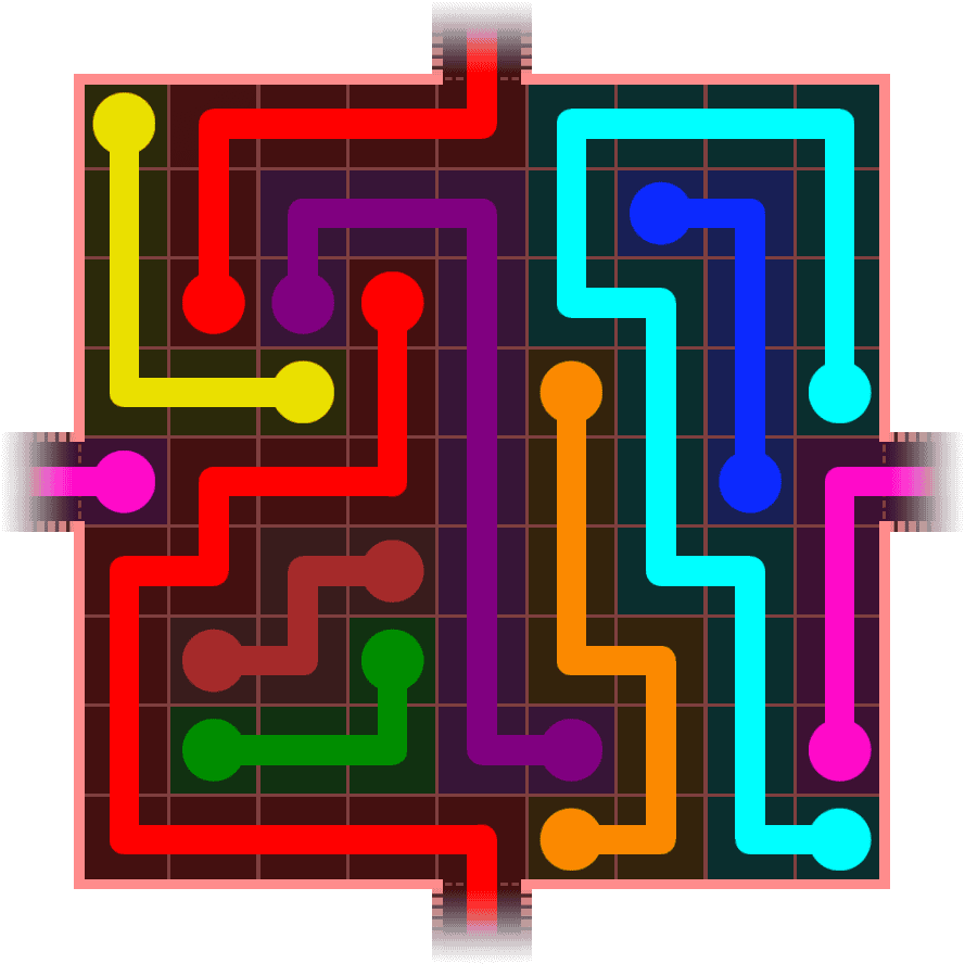 Flow Free Warps 1038 Solution