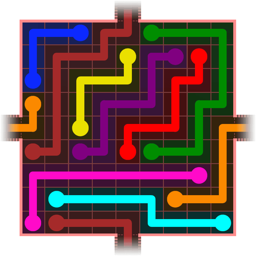 Flow Free Warps 1046 Solution